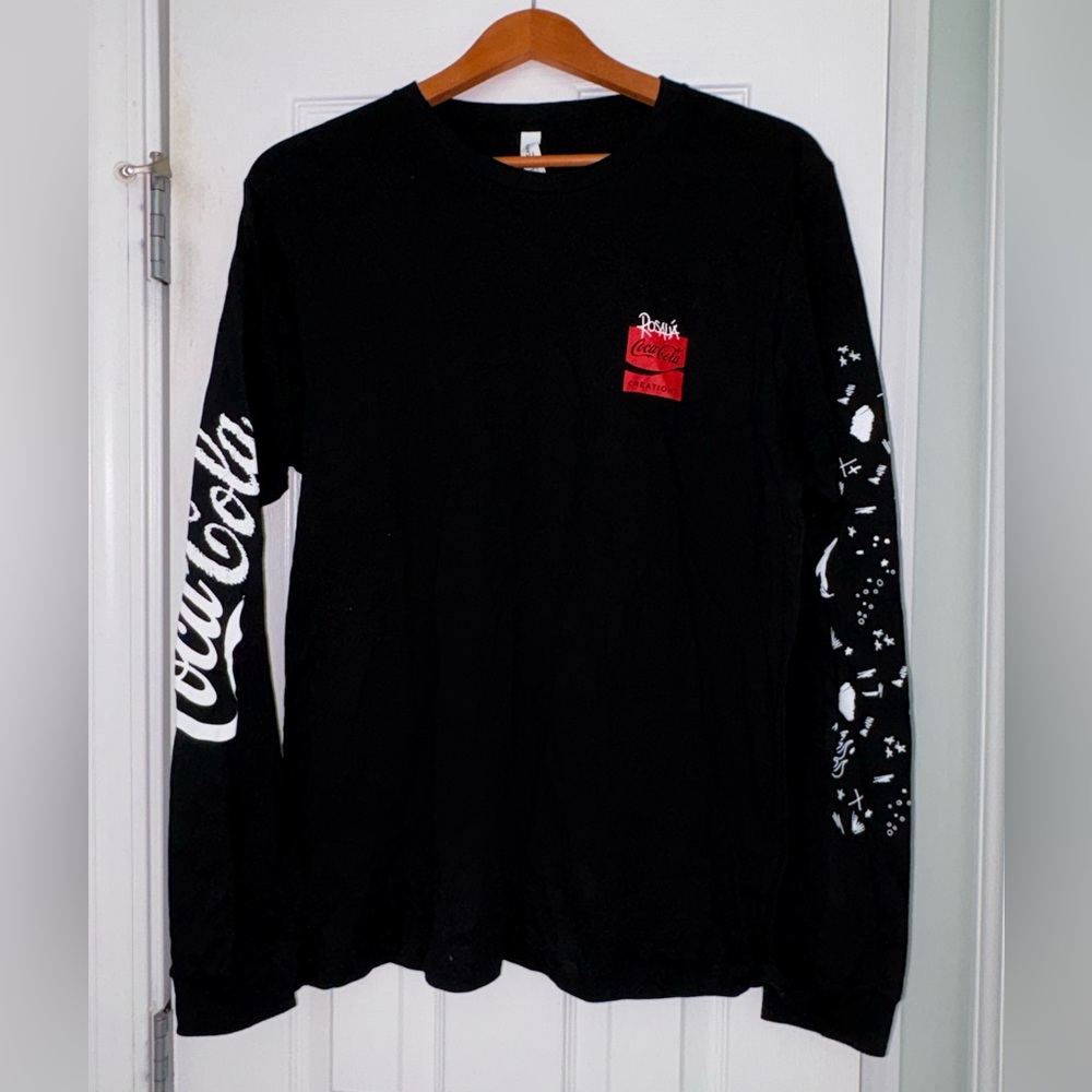 Coca Cola Black and Red Long Sleeve Tee